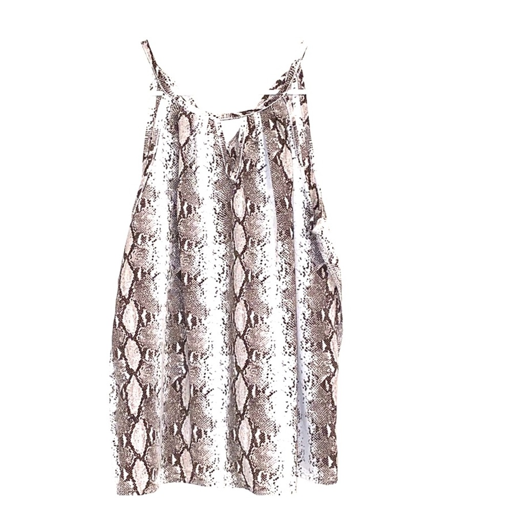 Sleek Animal Print Top